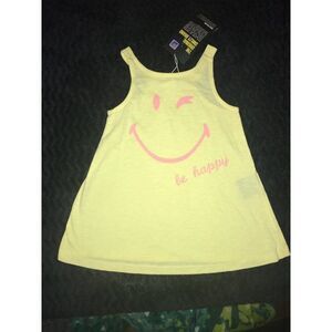 Zara Baby Girl size 12/18 Month yellow Smile face Dress NWT